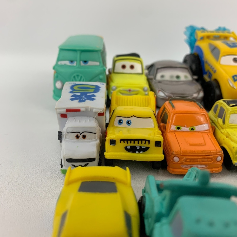 Mattel Disney Pixar Plastic Cars Toy Lot Fillmore Mater Sally Mack Cruz Rami - Picture 11 of 14